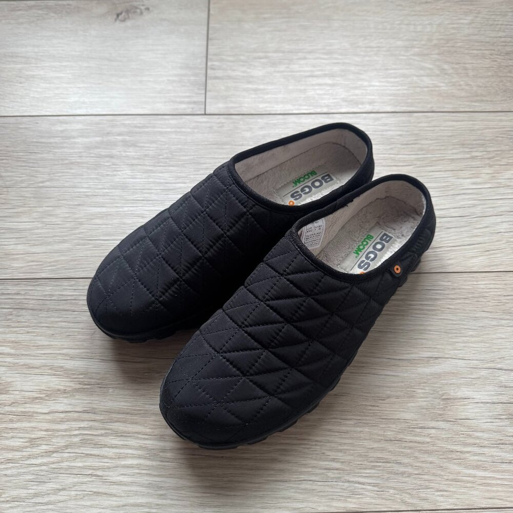 BOGS mens Snowday Ii Slipper 9 Black